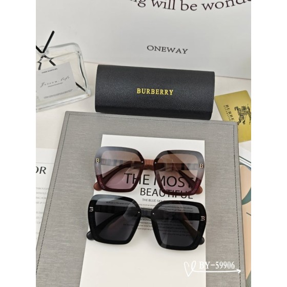 Burberry Oversized Square Sunglasses (2 Colors: Brown & Black)